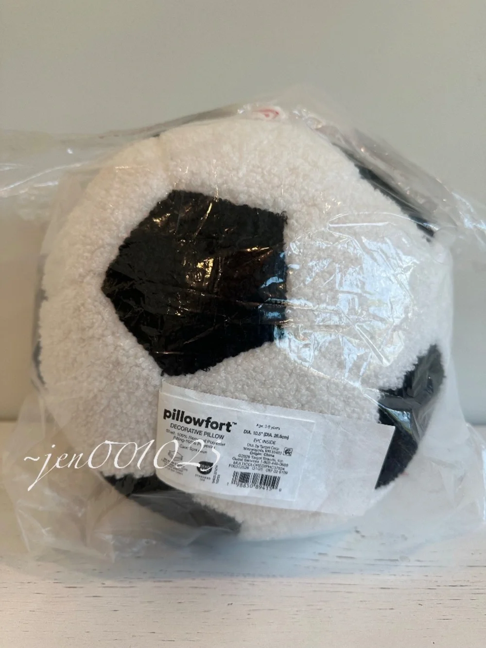 Soccer Ball Sport Boucle Decorative Throw Pillow - Pillowfort